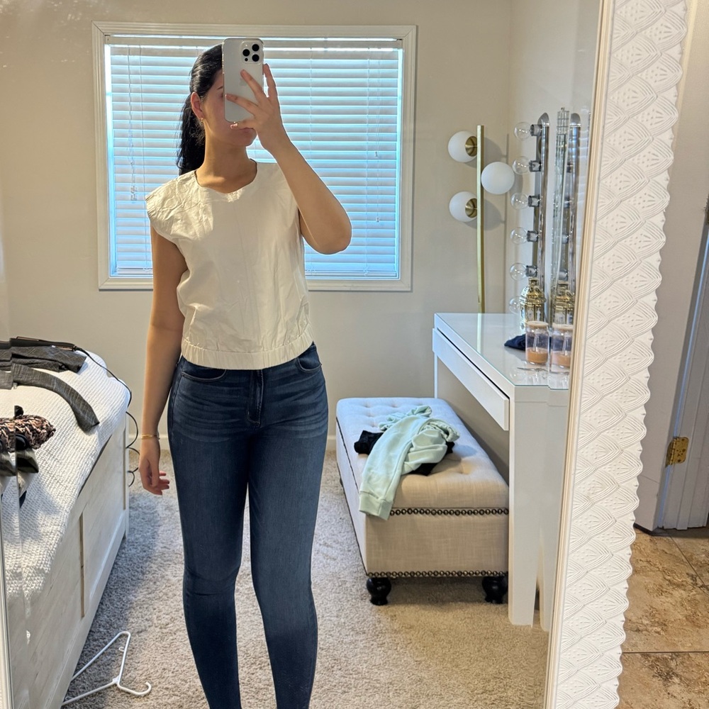 Guess leather top